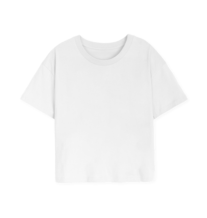 White Printed T-shirt Front
