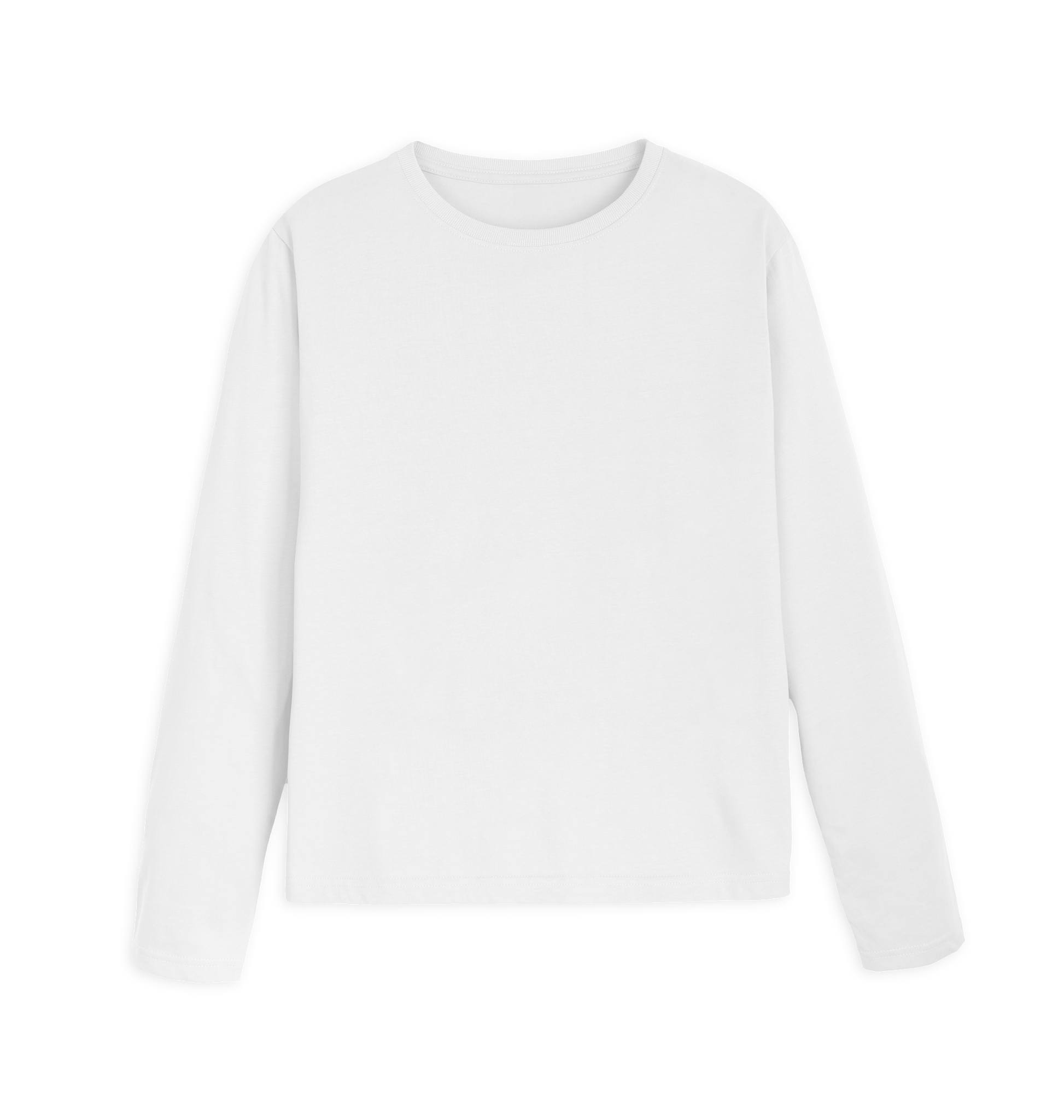 White Printed T-shirt Front