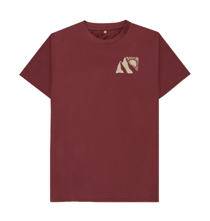 Red Wine Printed T-shirt Front