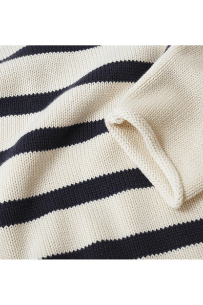 Offshore Oversized Striped Knitted Jumper - Knitwear