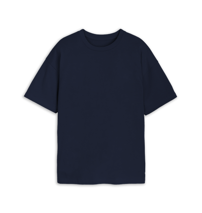 Navy Printed T-shirt Front