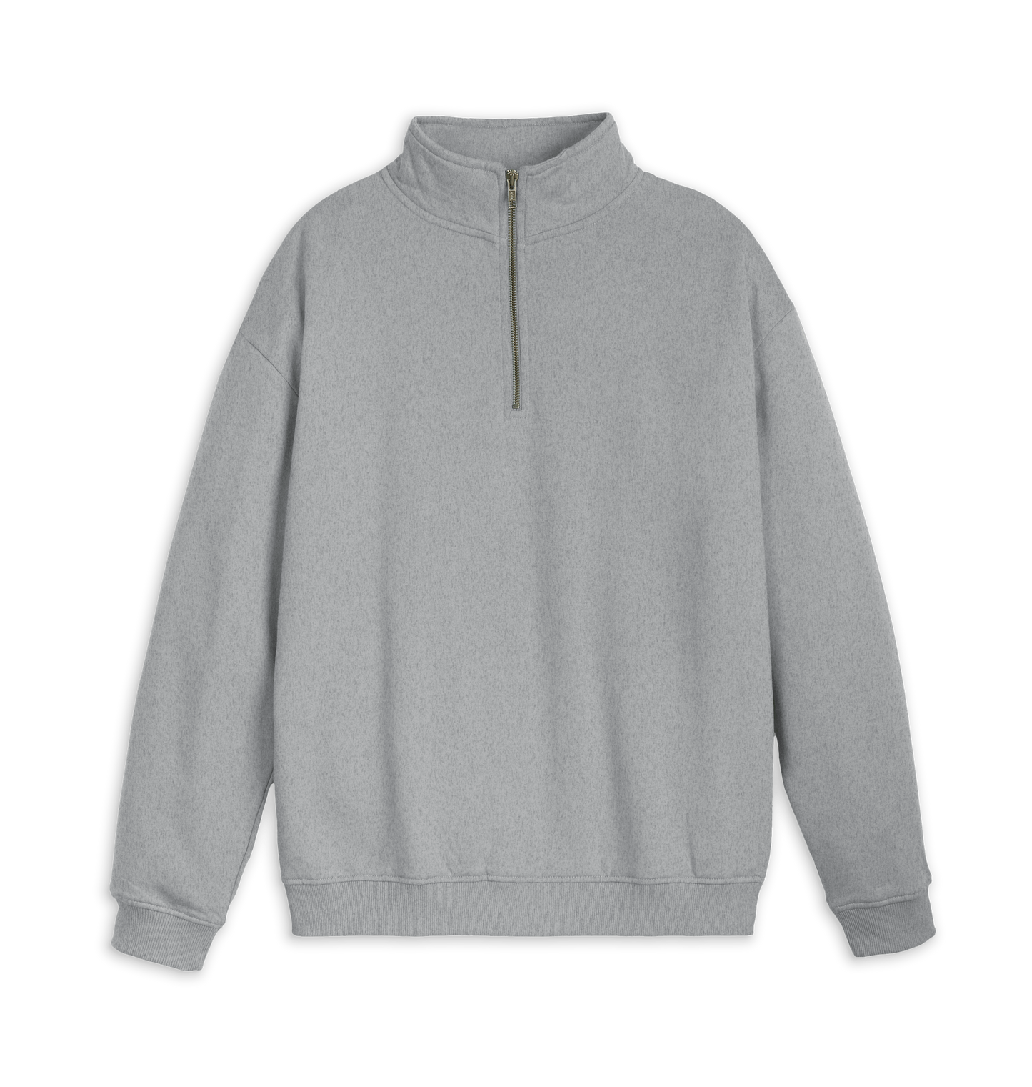 Athletic Grey Printed Sweater Front