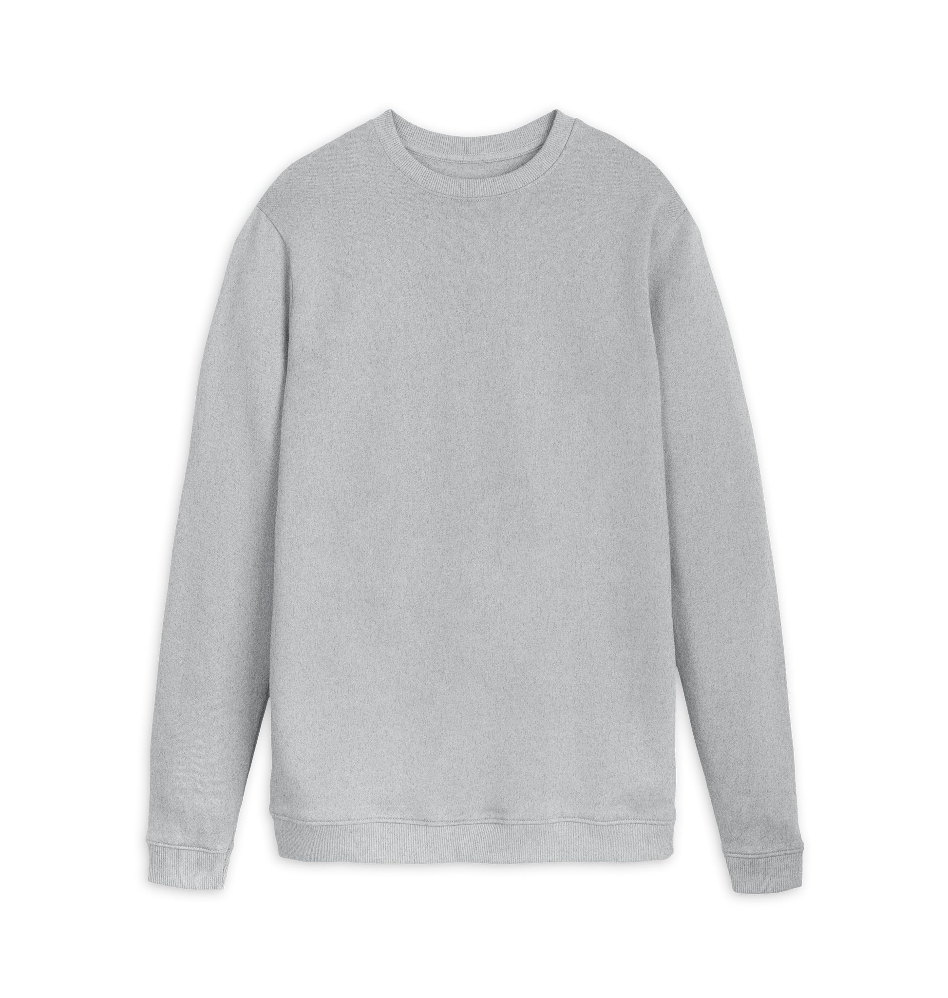 Grey Recycled Printed Sweater Front