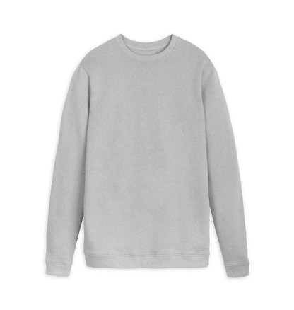 Grey Recycled Printed Sweater Front