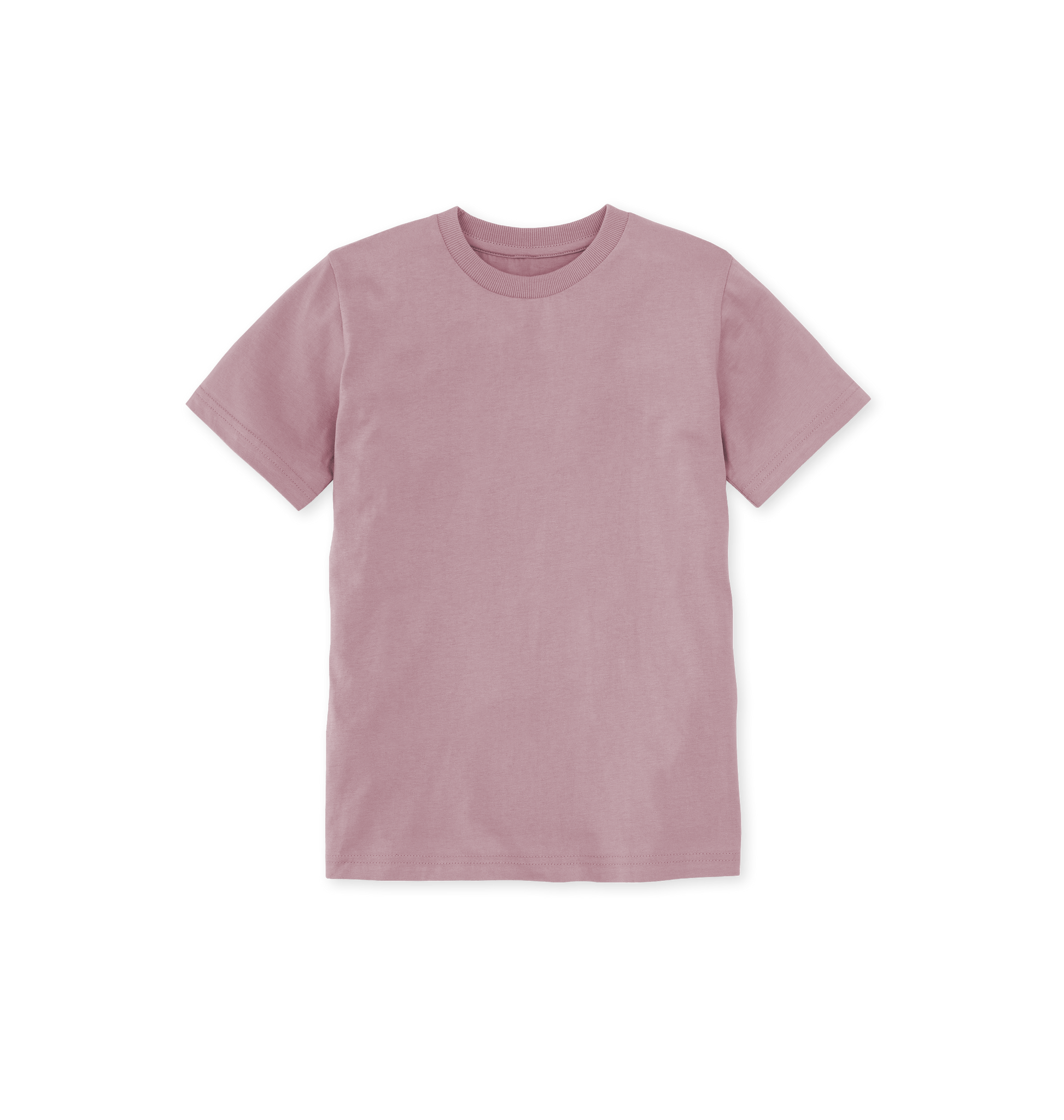 Mauve Printed Kids T-Shirt Front