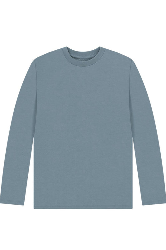 Stone Blue Printed Kids T-Shirt