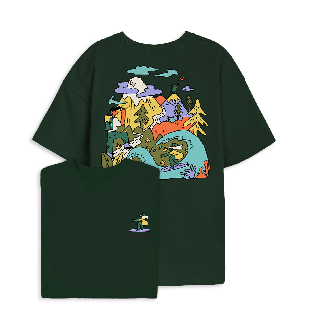 Evergreen Printed T-shirt Front