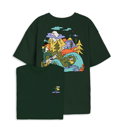 Evergreen Printed T-shirt Front