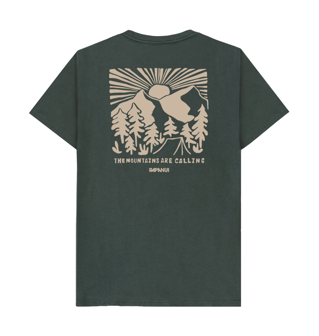 Dark Grey Printed T-shirt Back