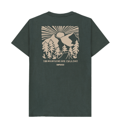 Dark Grey Printed T-shirt Back