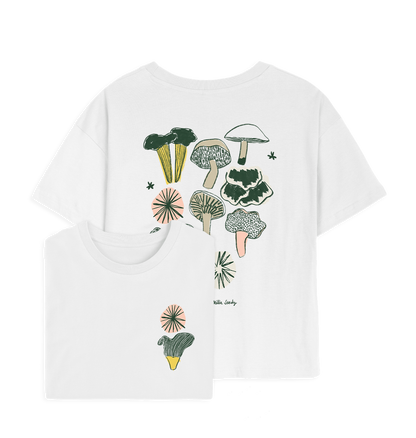 White Printed T-shirt Front