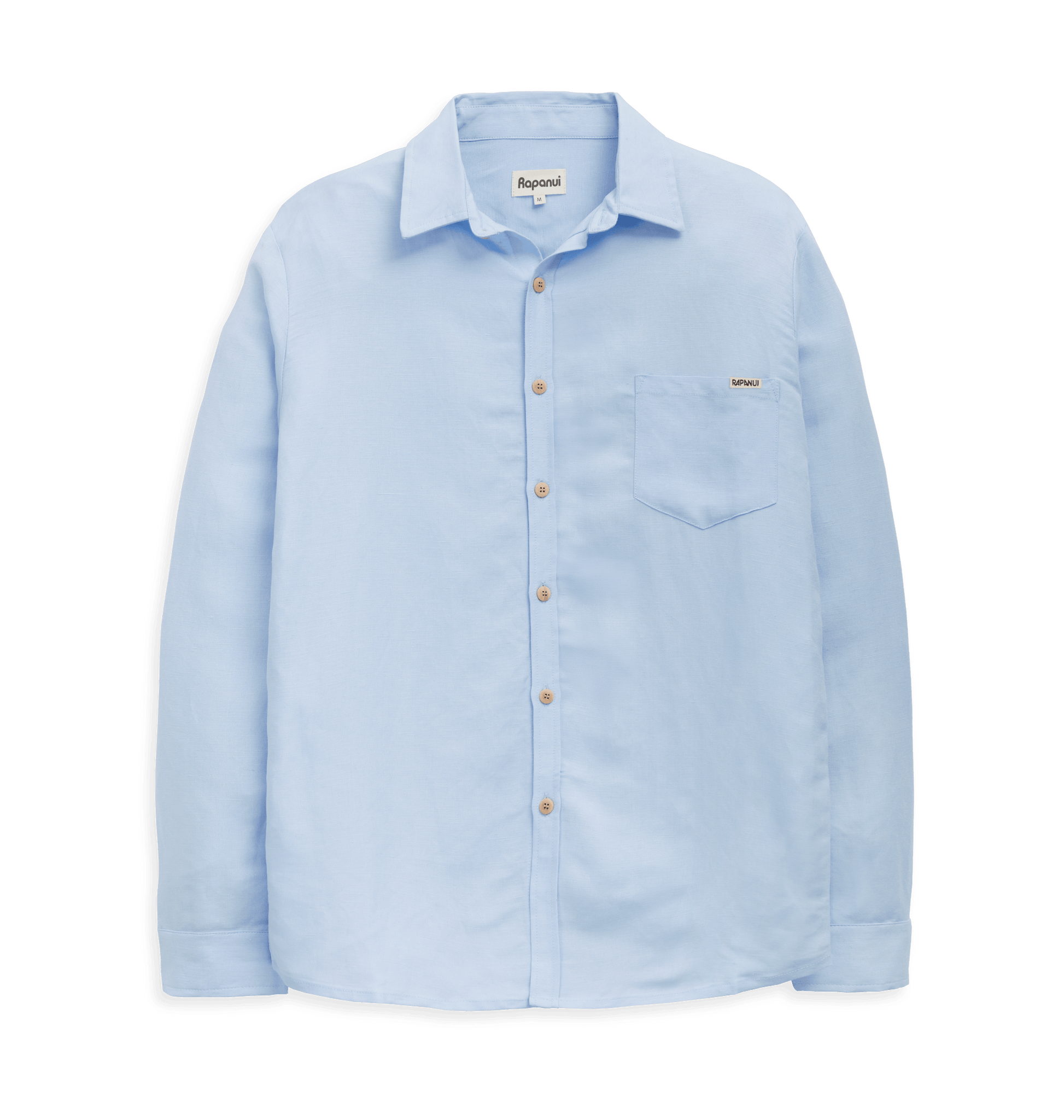 Azure Blue Shirts & Tops Front