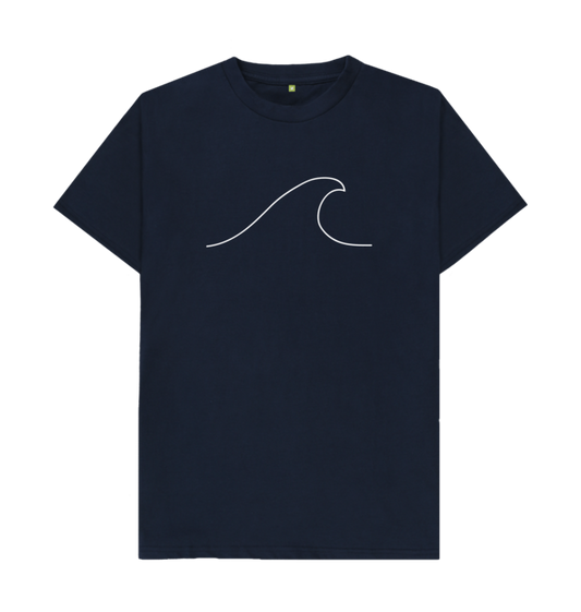 Navy Blue Printed T-shirt