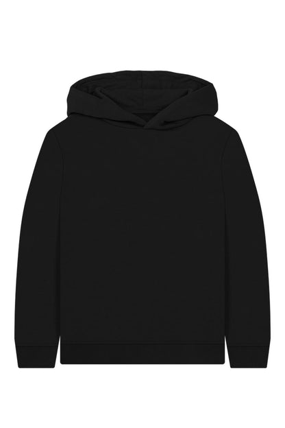 Black Printed Kids Hoodie