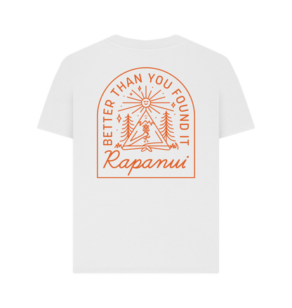 White Printed T-shirt Back