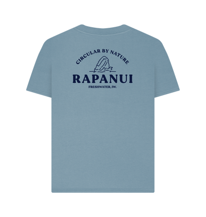 Stone Blue Printed T-shirt