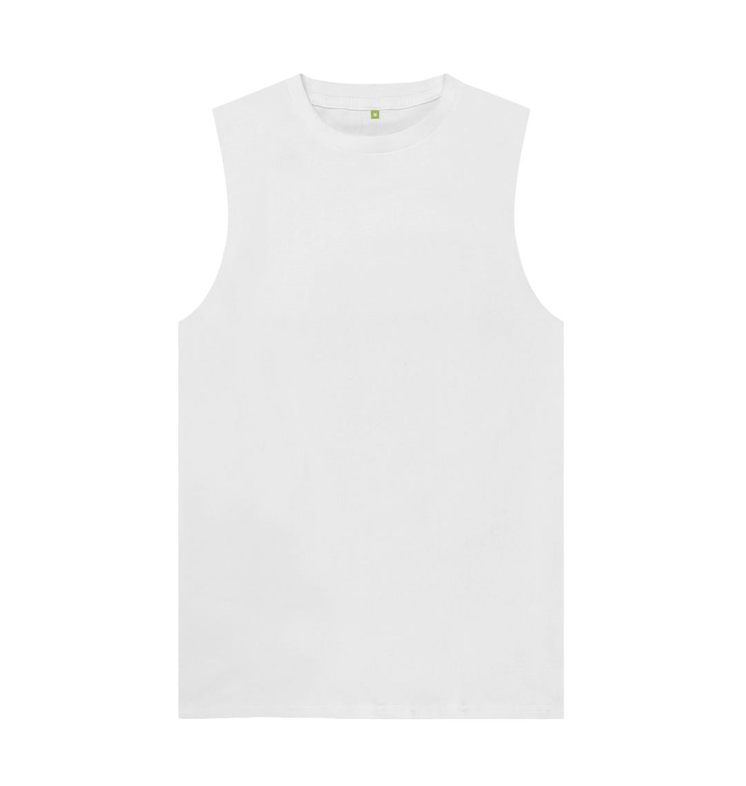 White Printed Vest Top