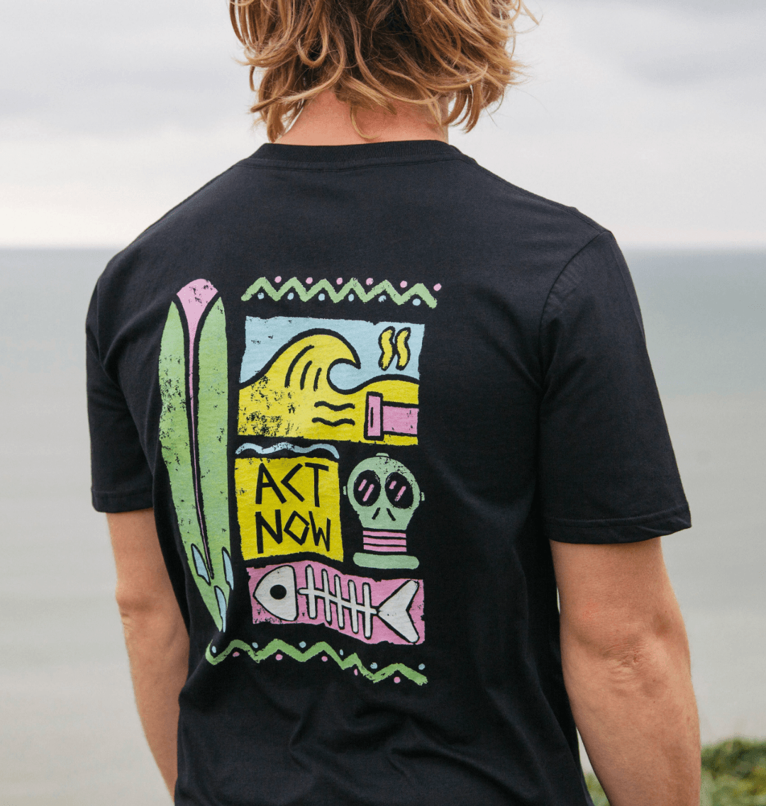 Rapanui x SAS Chemical Seas T - shirt - Printed T - shirt