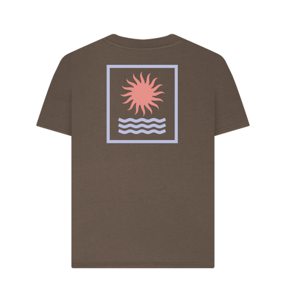 Chocolate Printed T-shirt Back