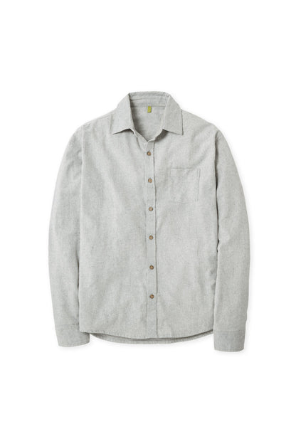 Grey Recycled Flannel Shirt
