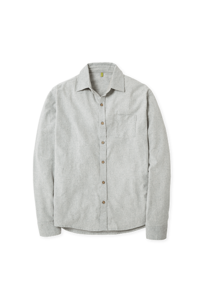 Grey Recycled Flannel Shirt
