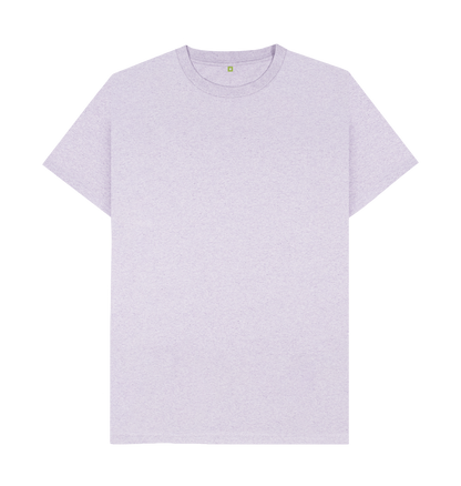 Light Purple Recycled Printed T-Shirt Front