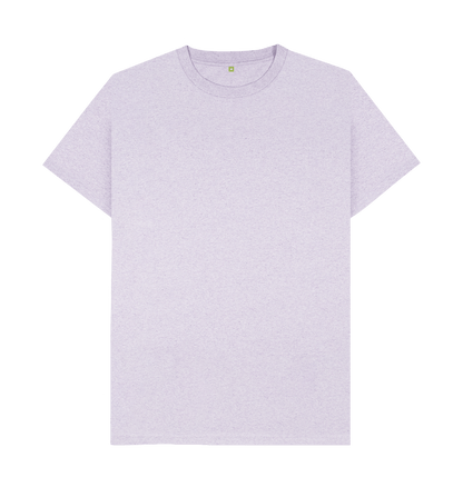 Light Purple Recycled Printed T-Shirt Front