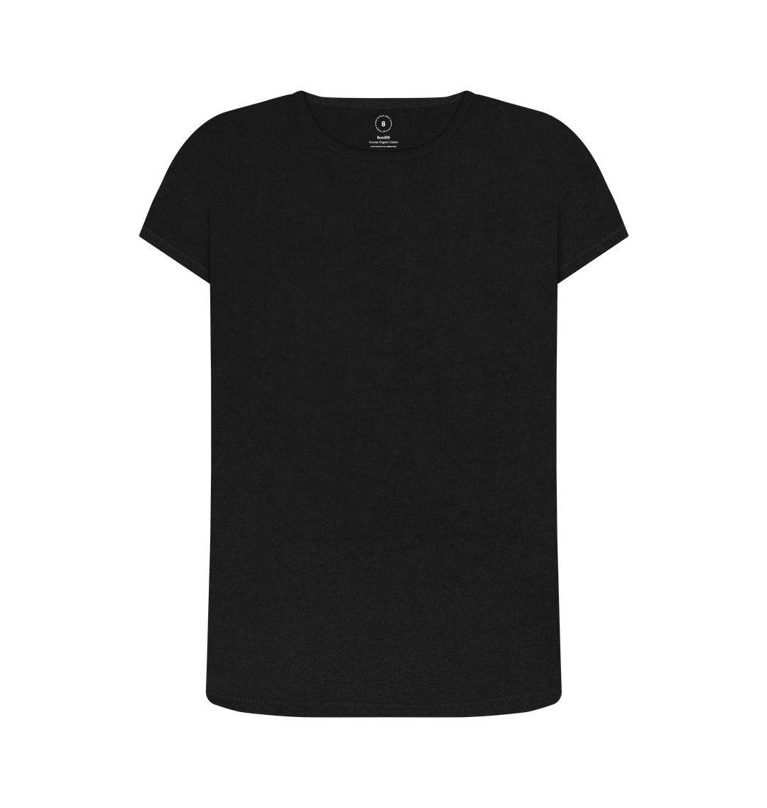 Black Recycled Printed T-Shirt