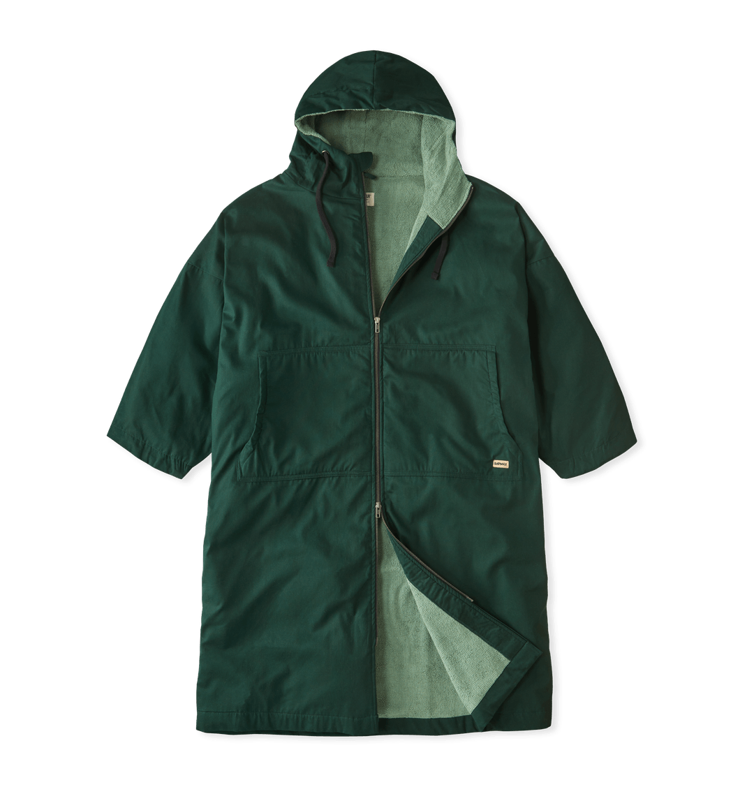 Evergreen Surf Change Towel Robe Front