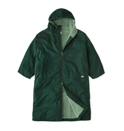 Evergreen Surf Change Towel Robe Front