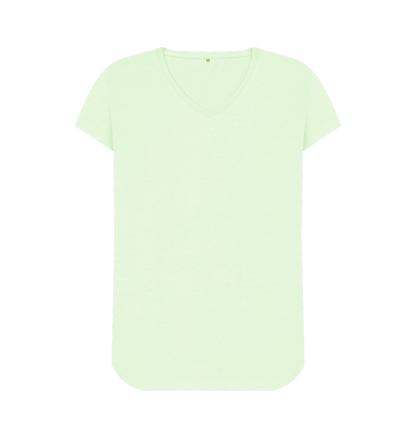Pastel Green Printed T-shirt Front