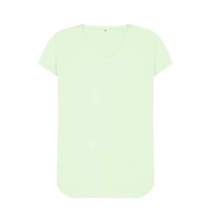Pastel Green Printed T-shirt Front