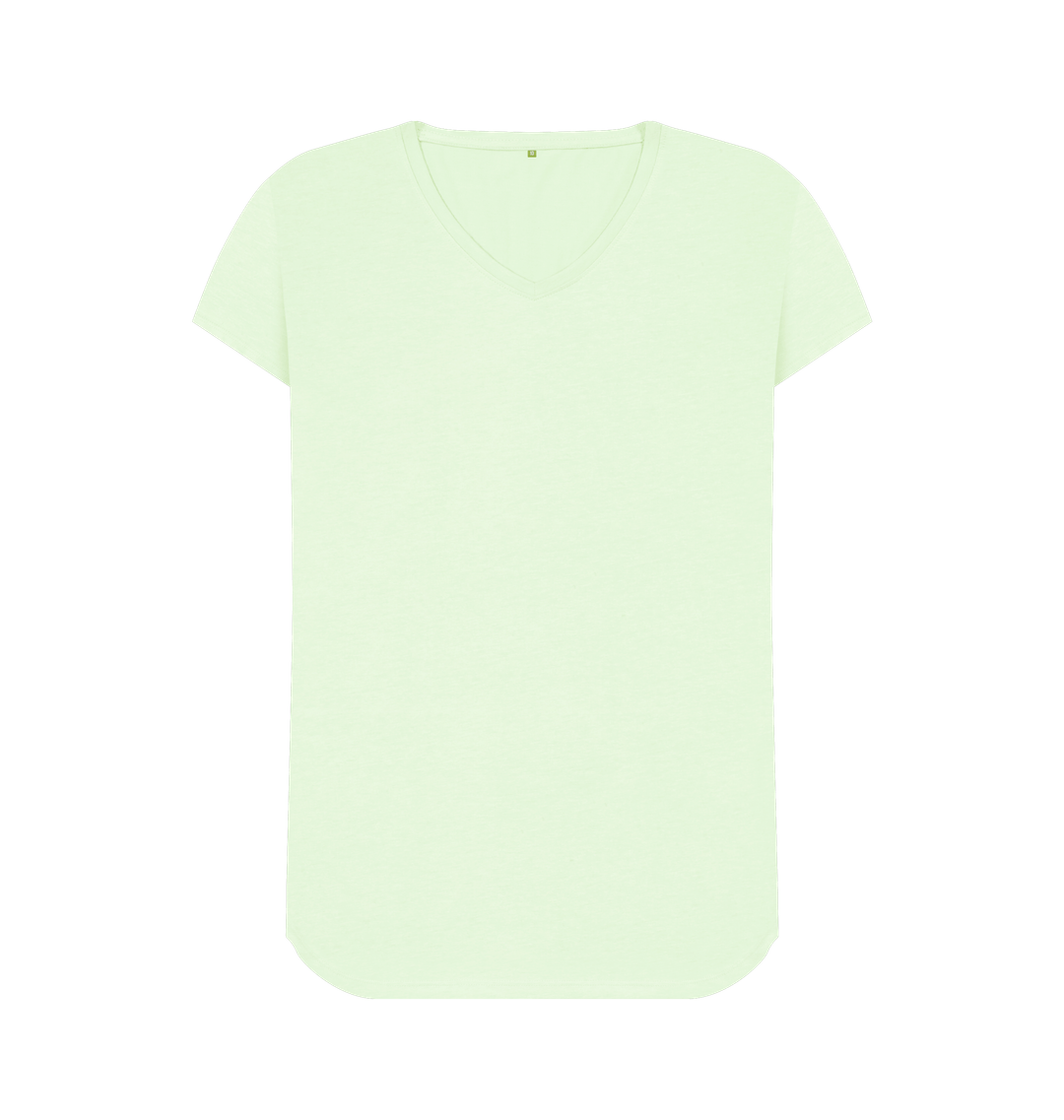 Pastel Green Printed T-shirt Front