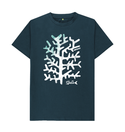 Denim Blue Printed T-shirt
