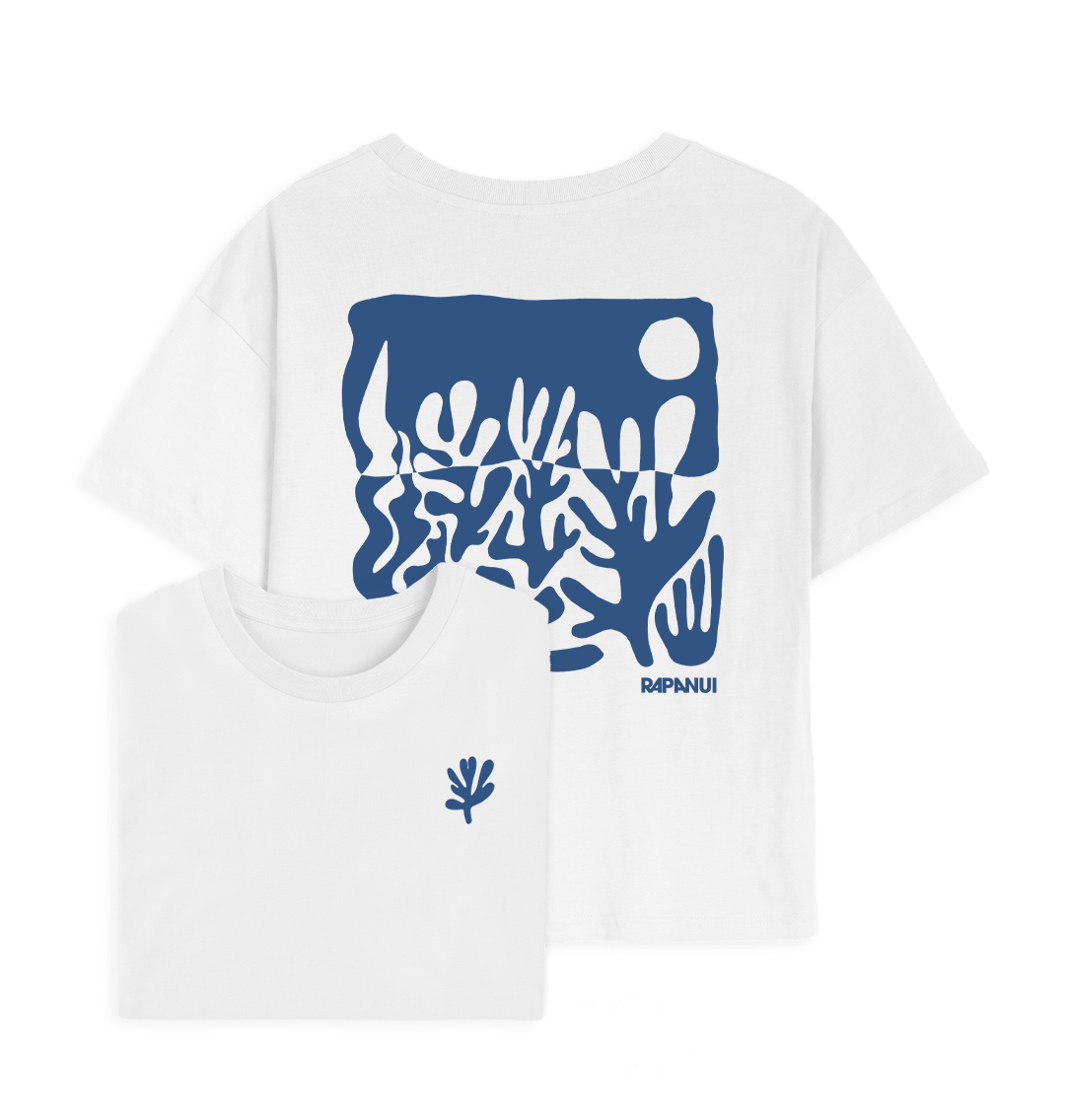 White Printed T-shirt Front