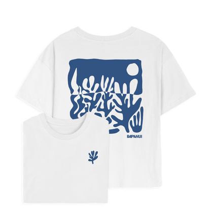White Printed T-shirt Front
