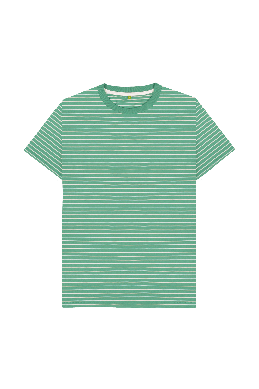 Green Stripes Printed Premium T-Shirt