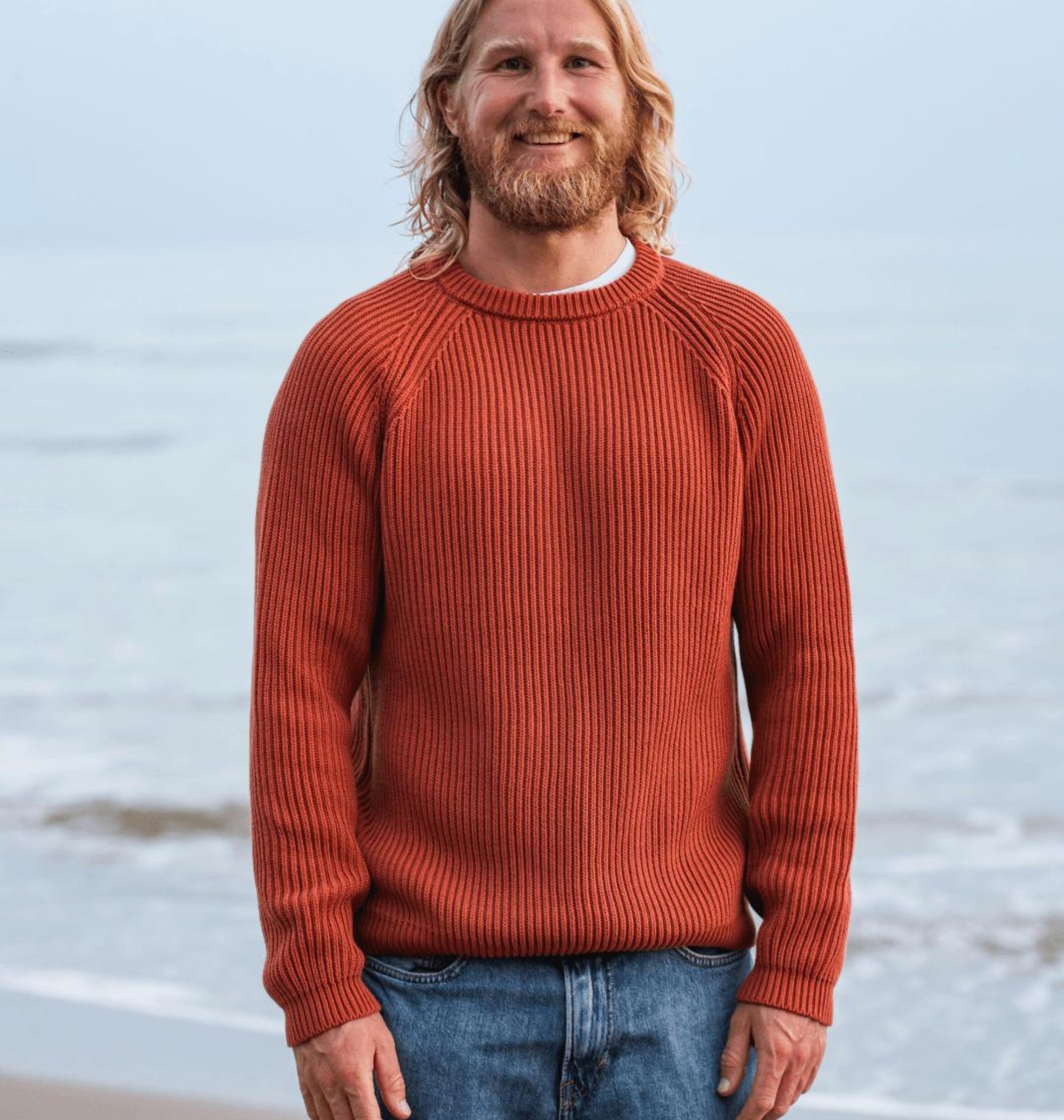 Seafarer Knitted Cotton Jumper - Knitwear