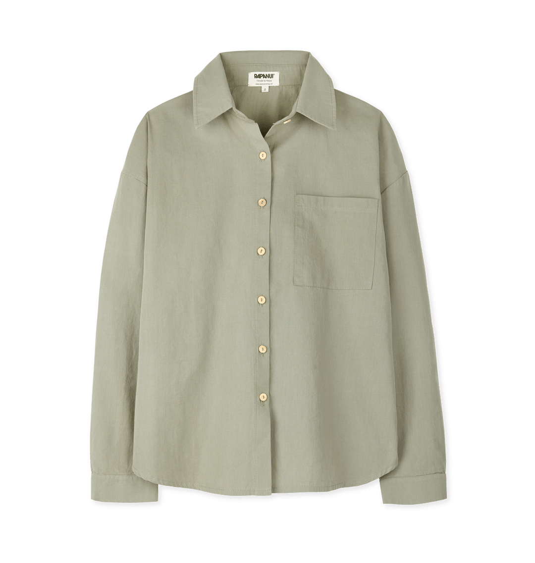Olive Shirts & Tops Front