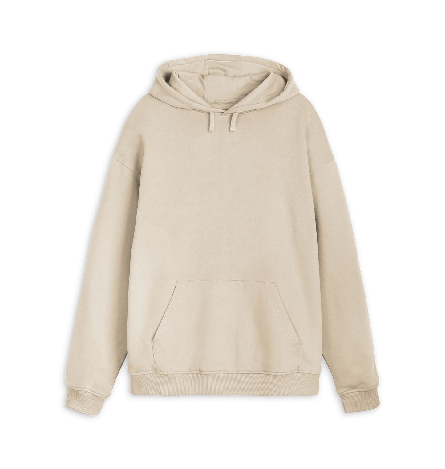 Oat Printed Hoody Front