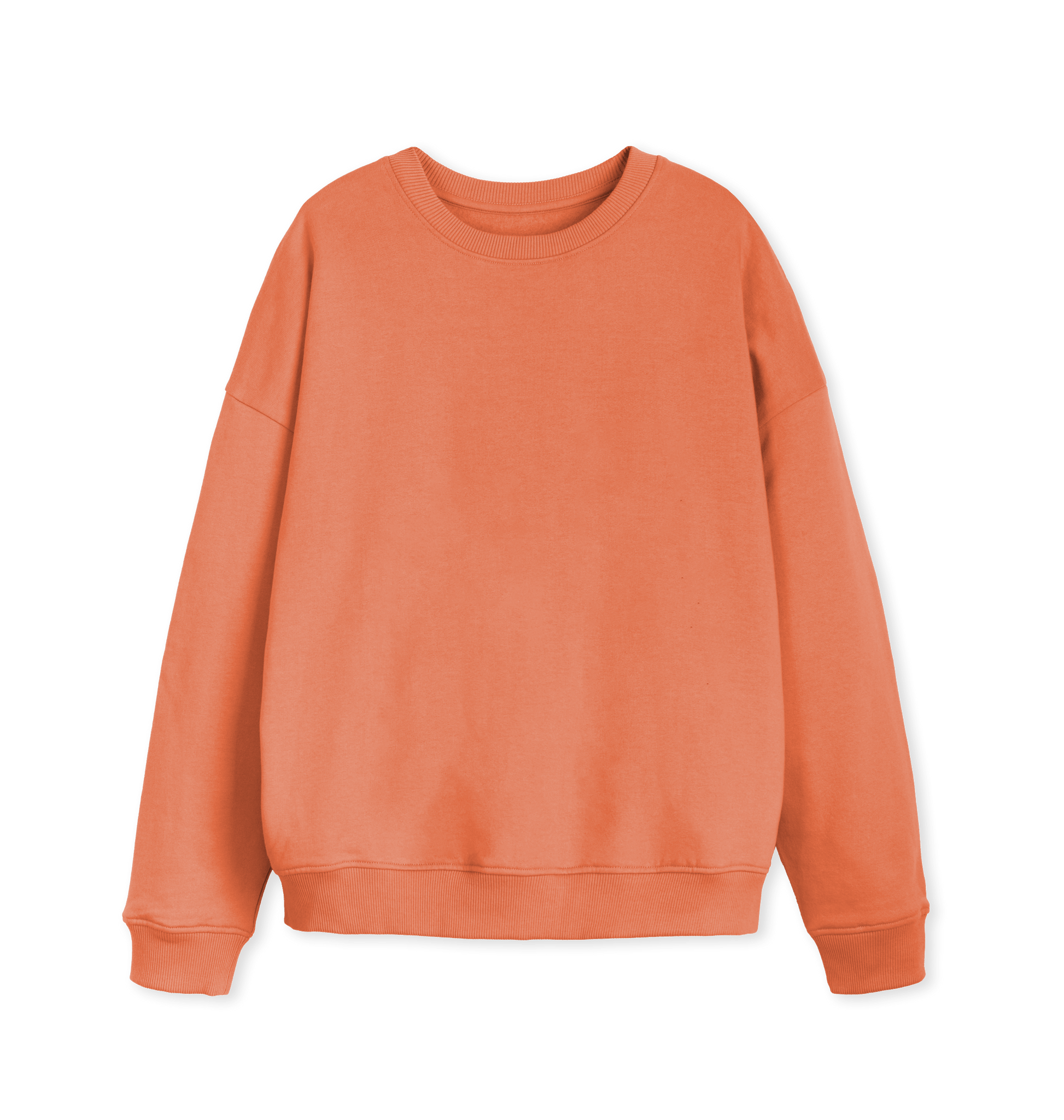 Apricot Printed Sweater Front