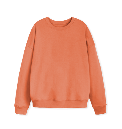 Apricot Printed Sweater Front
