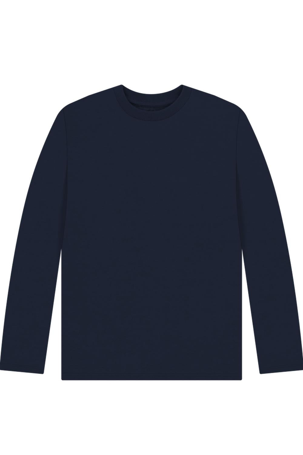 Navy Blue Printed Kids T-Shirt