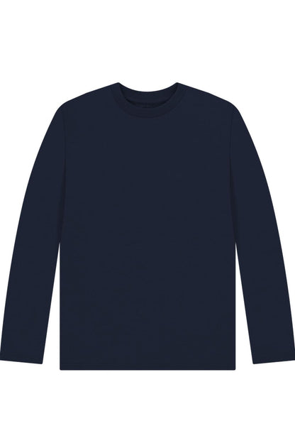 Navy Blue Printed Kids T-Shirt