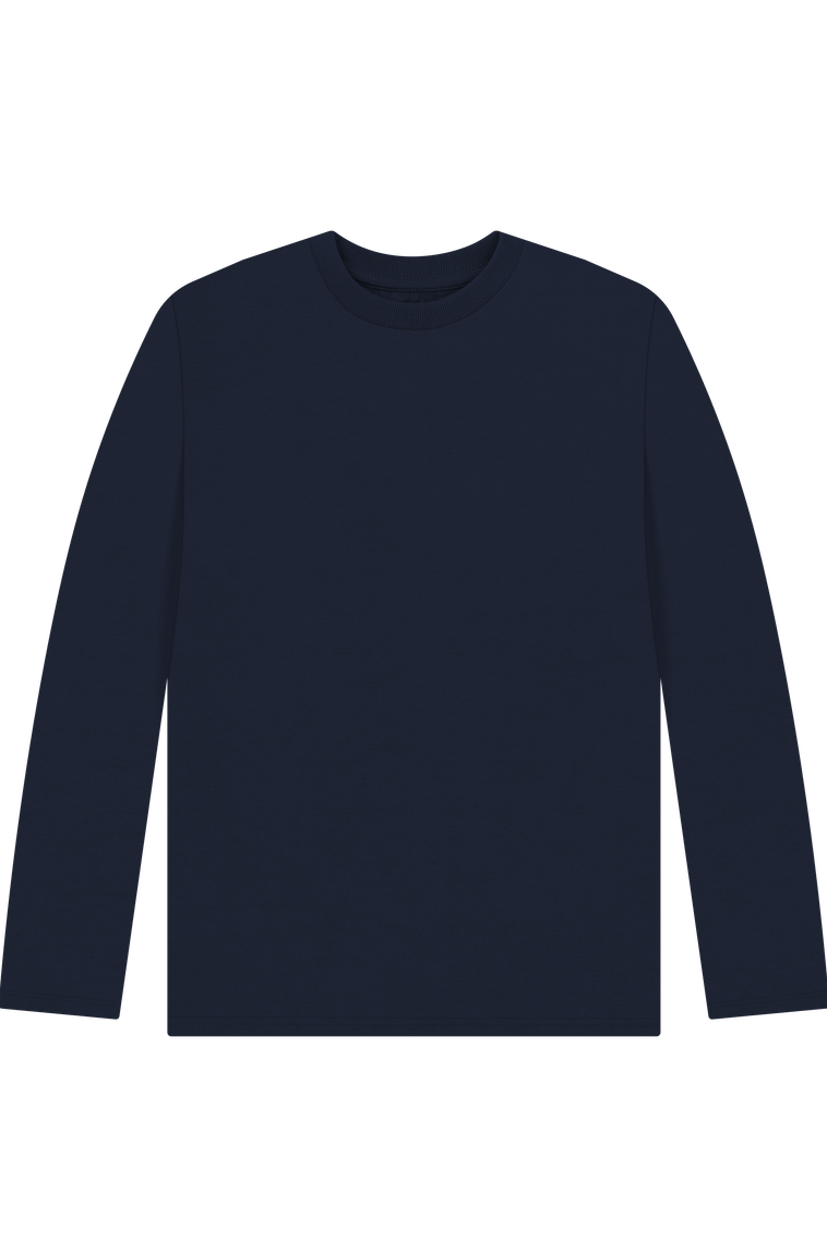 Navy Blue Printed Kids T-Shirt