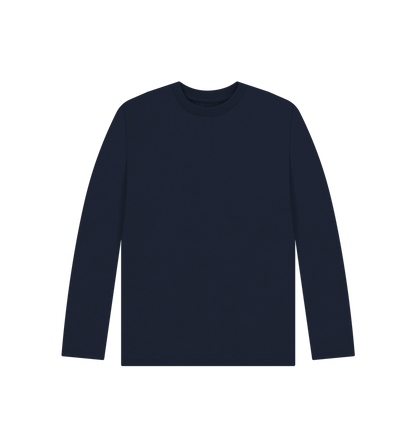 Navy Blue Printed Kids T-Shirt Front