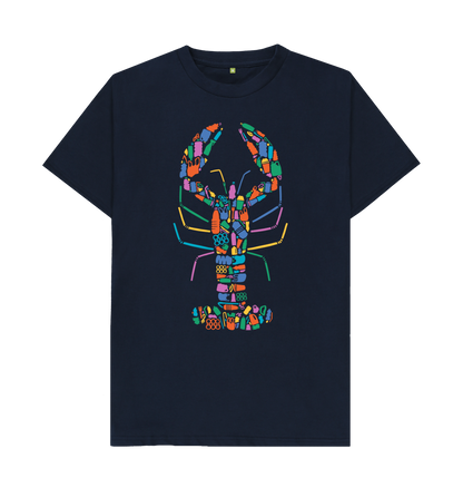 Navy Blue Printed T-shirt
