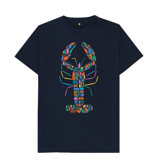 Navy Blue Printed T-shirt