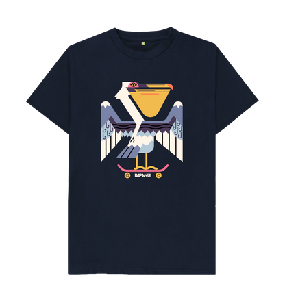 Navy Blue Printed T-shirt