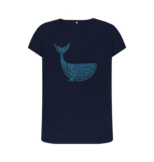 Navy Blue Printed T-shirt